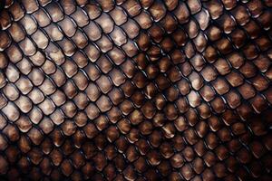 AI generated Snake skin leather texture. Reptile skin pattern. Generative AI photo