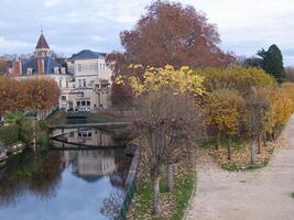 a river in the background photo