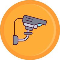 Cctv Line Filled Icon vector