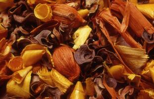 a pile of dried fruit and nuts photo