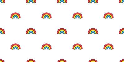 rainbow seamless pattern raining sky vector scarf isolated cartoon repeat background tile wallpaper illustration design