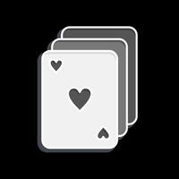 Icon Deck. related to Magic symbol. glossy style. simple design editable. simple illustration vector