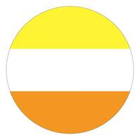 Maverique Pride Flag in shape. LGBTQ flag in shape vector