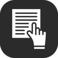 Study Hand Vector Icon