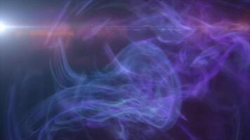 Energy cosmic dust and wave lines futuristic magical glowing bright. Abstract background. Video in high quality 4k, motion design