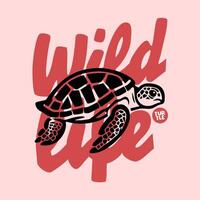 Turtle - Wild Life Vector Art, Illustration and Graphic