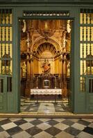 Lima, Peru, 2022 - Basilica Metropolitan Cathedral of Lima, Side Chapel, Lima, Peru photo