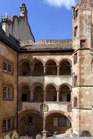 Heidelberg, Germany, 2023, Heidelberg castle, Glass Hall arcade, Heidelberg, Baden Wurttemberg, Germany photo