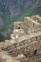 machu picchu, arruinado ciudad de el incas, Andes Cordillera, urubamba provincia, cusco, Perú foto