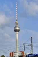 Berlin, Germany, 2021 - Berlin Television tower, Berlin Mitte district, Berlin, Germany photo