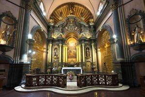 Lima, Peru, 2022 - Sanctuary and Monastery of Las Nazarenas, Central Nave and Choir, Lima, Peru photo