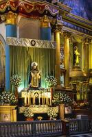 lima, Perú, 2022 - basílica y convento de santo domingo o convento de el santo rosario, altar, lima, Perú foto