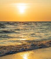 Landscape horizon viewpoint panorama summer shore sea beach nobody wind wave cool holiday look calm big sunset sky twilight evening on day time nature tropical coast beautiful ocean water travel photo