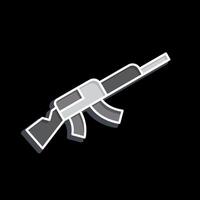 Icon Sniper Rifle 2. related to Weapons symbol. glossy style. simple design editable. simple illustration vector