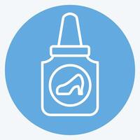 Icon Glue. related to Shoemaker symbol. blue eyes style. simple design editable. simple illustration vector