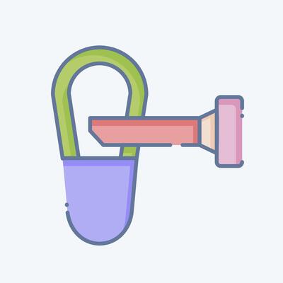 Icon Nails. related to Shoemaker symbol. doodle style. simple design editable. simple illustration