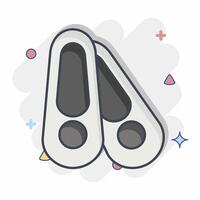 Icon Shoes. related to Shoemaker symbol. comic style. simple design editable. simple illustration vector