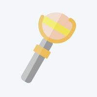 Icon Magic Wand. related to Medieval symbol. flat style. simple design editable. simple illustration vector