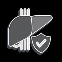 Icon Liver Solve. related to Hepatologist symbol. glossy style. simple design editable. simple illustration vector