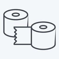Icon Reinforcement Tapes. related to Shoemaker symbol. line style. simple design editable. simple illustration vector
