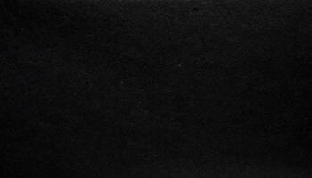 AI generated Close-up Rough, dusty and grainy black paper texture for background photo