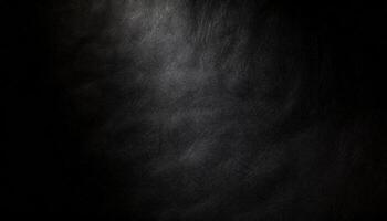 AI generated Close-up Rough, dusty and grainy black paper texture for background photo