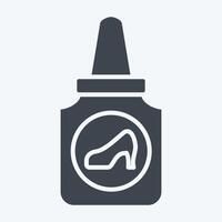 Icon Glue. related to Shoemaker symbol. glyph style. simple design editable. simple illustration vector