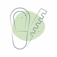 Icon Soles. related to Shoemaker symbol. Color Spot Style. simple design editable. simple illustration vector