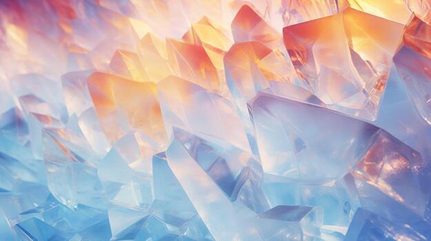 AI generated Gems crystals twinkle with mesmerizing colorful glow creating stunning and abstract backdrop photo