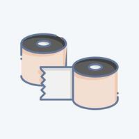 Icon Reinforcement Tapes. related to Shoemaker symbol. doodle style. simple design editable. simple illustration vector