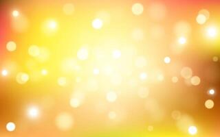 Golden Glow in Abstract Bokeh Light Background, Vector eps 10 illustration bokeh particles, Backgrounds decoration