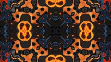 Abstract symmetrical composition. Looped bg for show or events, exhibitions, festivals or concerts, music videos. video