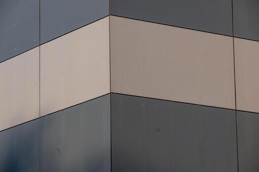 sección fachada de un moderno edificio foto