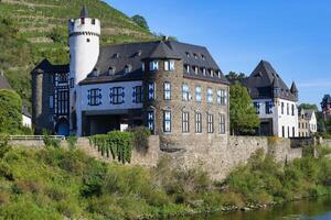 Kobern-Gondorf, Germany, 2023 -Gondorf castle along the Moselle River, Kobern - Gondorf, Rhineland-Palatinate, Germany photo