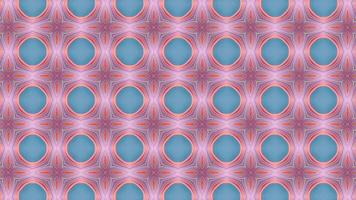 Abstract color background with symmetrical repeating patterns. Seamless looping animation. video