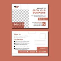 Post Card design Templates vector