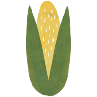 AI generated corn clip art png