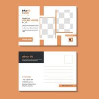 Post Card design Templates vector