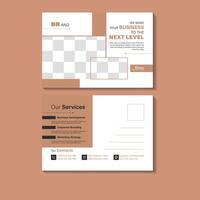 Post Card design Templates vector