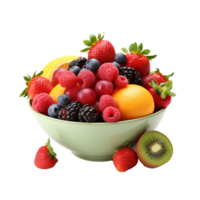 Fruta mezcla png aislado