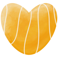 Oranges heart so cute png