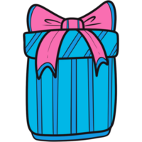 The illustration of a gift png