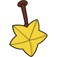 The illustration of a magic wand png
