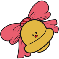 illustration of a yellow bell png