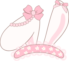 coquette Pâques Oeuf lapin oreilles png