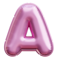 alphabet une 3d icône illustration png