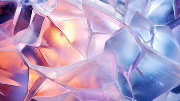 AI generated Gems crystals twinkle with mesmerizing colorful glow creating stunning and abstract backdrop photo