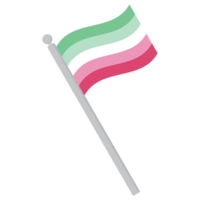 abrosexual orgullo bandera en forma. lgbtq bandera en forma png