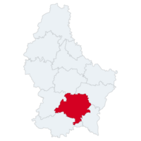 Luxembourg carte avec Luxembourg Capitale ville png