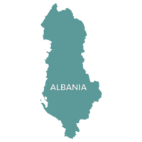 Albânia mapa. mapa do Albânia png